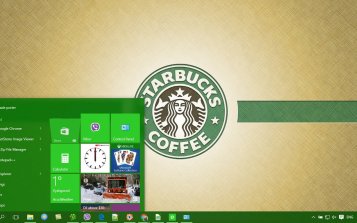 Starbucks Theme Desktop