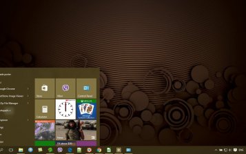 Brown Theme Desktop