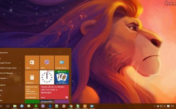 Lion King Theme Desktop