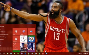 James Harden Theme Desktop