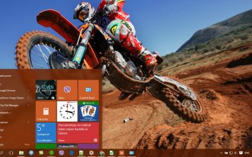 Dirt Bike Theme Desktop