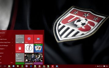 US Soccer Theme Desktop