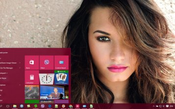 Demi Lovato Theme Desktop