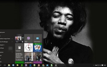 Jimi Hendrix Theme Desktop