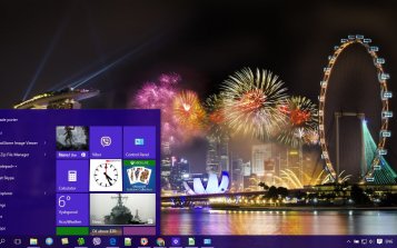 Fireworks Theme Desktop