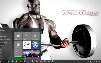 Bodybuilding Theme Desktop