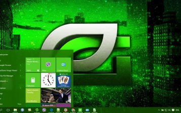 OpTic Gaming Theme Desktop
