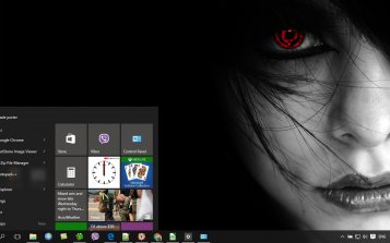 Sharingan Theme Desktop