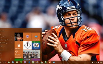 Peyton Manning Theme Desktop