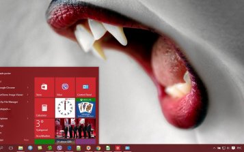Vampire Theme Desktop