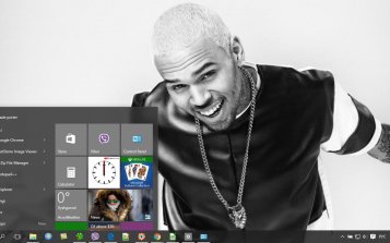 Chris Brown Theme Desktop