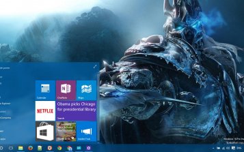 World of Warcraft The Lich King Theme Desktop