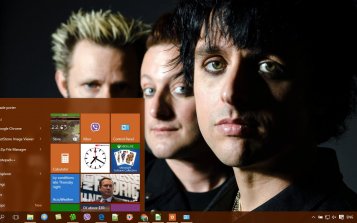 Green Day Theme Desktop
