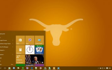Texas Longhorns Theme Desktop