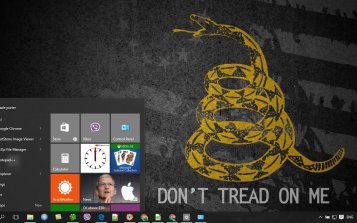 Don't Tread on Me Theme Desktop
