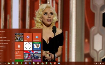 Lady Gaga Theme Desktop