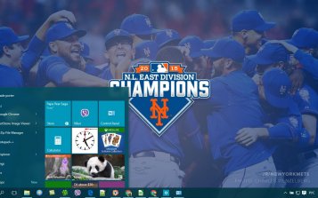 New York Mets Theme Desktop