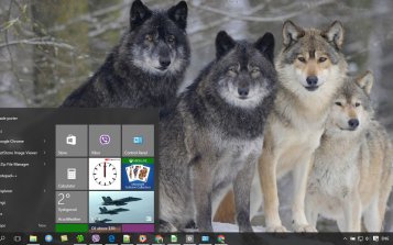 Wolves Theme Desktop