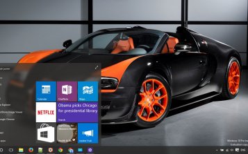 Bugatti Veyron Theme Desktop