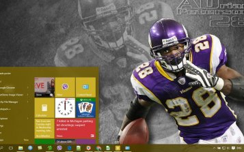 Adrian Peterson Theme Desktop