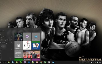 Nike Basketball  Theme Desktop