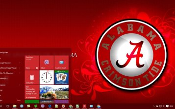 Alabama Crimson Tide Theme Desktop