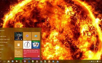 Sun Theme Desktop