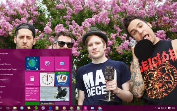 Fall Out Boy Theme Desktop