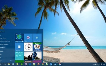 Paradise Theme Desktop