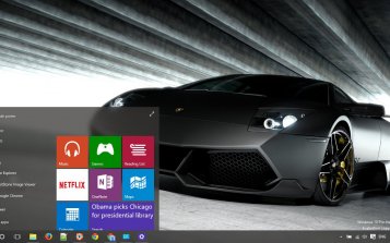 Lamborghini Theme Desktop