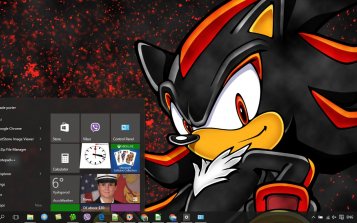 Shadow the Hedgehog Theme Desktop
