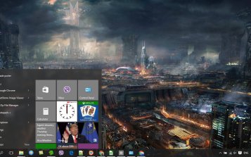 Cyberpunk Theme Desktop
