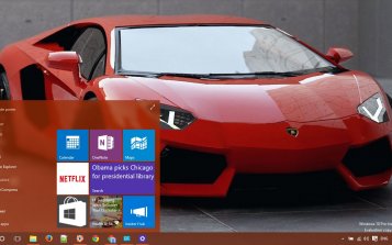 Lamborghini Aventador Theme Desktop