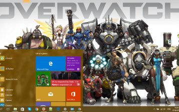 Overwatch Theme Desktop
