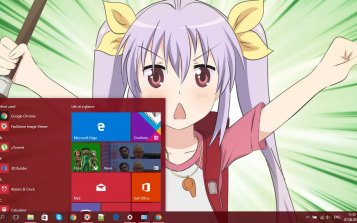 Non Non Biyori Theme Desktop