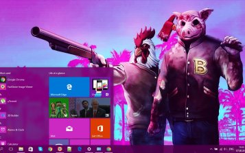 Hotline Miami Theme Desktop