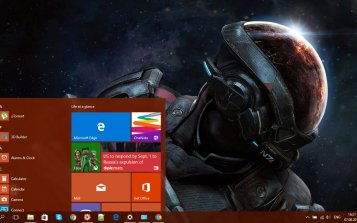 Mass Effect: Andromeda Theme Desktop