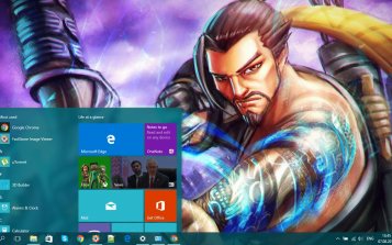 Hanzo (Overwatch) Theme Desktop