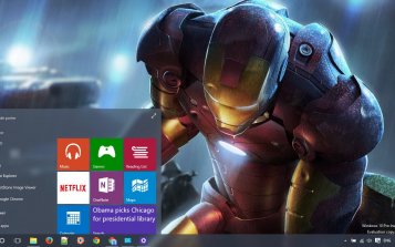 Iron Man Theme Desktop