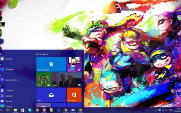 Splatoon Theme Desktop
