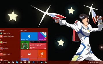 Space Dandy Theme Desktop