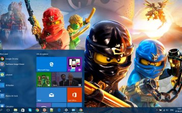 Lego Ninjago Theme Desktop