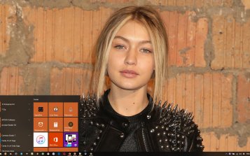 Gigi Hadid Theme Desktop