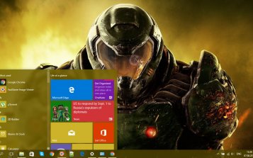 Doom Theme Desktop