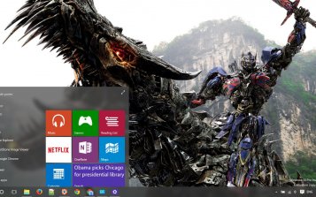 Transformers Age of Extinction Theme Desktop