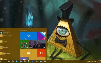 Bill Cipher Theme Desktop