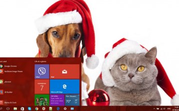 Christmas Cute Animals Theme Desktop