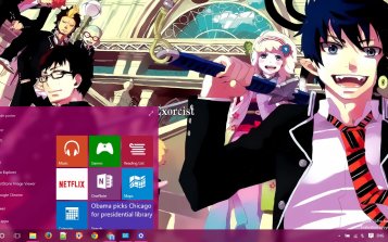 Blue Exorcist Theme Desktop