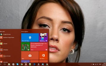 Amber Heard Theme Desktop