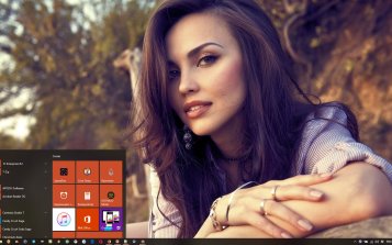 Beautiful Women Theme Desktop
